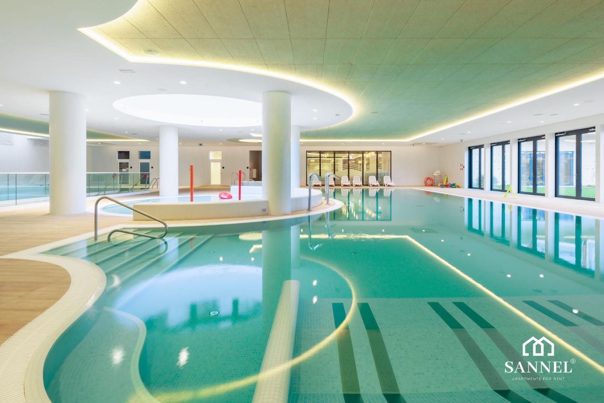 Apartament Baltic Blues Z Dostepem Do Basenow,Strefy Saun,Jacuzzi - Pinea Apartments Pobierowo - Sannel Apartments For Rent Extérieur photo